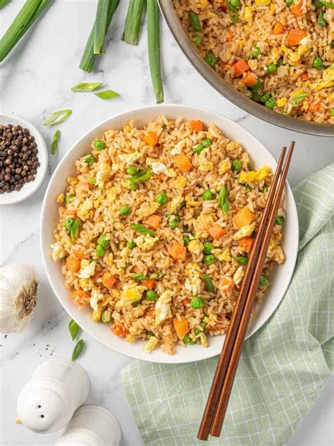 Chinese Vegetable Fried Rice – Cookin' with Mima