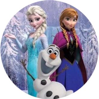 Elsa, Anna and Olaf- Frozen 2.25" Round Button | Fiesta de frozen, Cumpleaños de hulk, Fiesta frozen