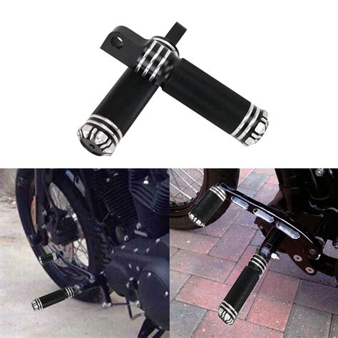 Black Footrest Foot Pegs Shifter Peg For Harley Davidson Sportster ...