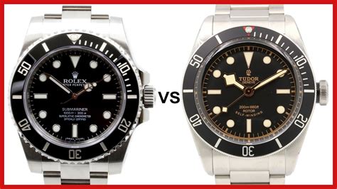 Rolex Submariner vs. Tudor Heritage Black Bay - COMPARISON - YouTube