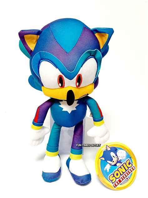 Shadow BLUE Gradient Sonic The Hedgehog 12” Plush Doll Toy Licensed ...