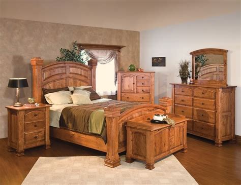 Amish Cedar Bedroom Set | Rustic bedroom furniture, Oak bedroom ...