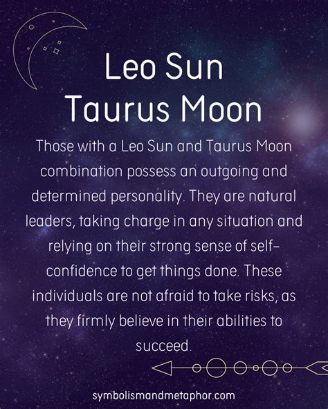 12 Leo Sun Taurus Moon Personality Traits