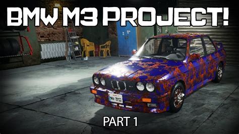 BMW E30 M3 Restoration - Part 1 | Car Mechanic Simulator 2018 - YouTube