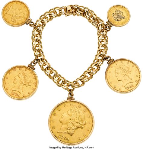 US Gold Coin, Gold Bracelet. ... Estate Jewelry Bracelets | Lot #58771 | Heritage Auctions