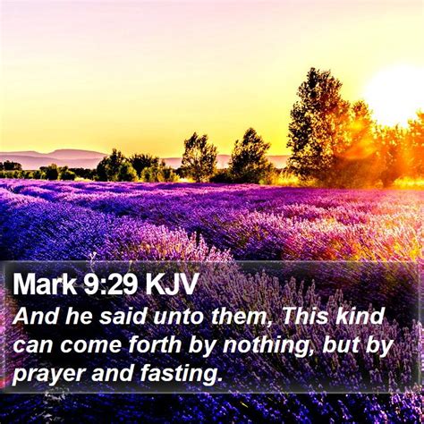 Mark 9:29 KJV Bible Verse Images