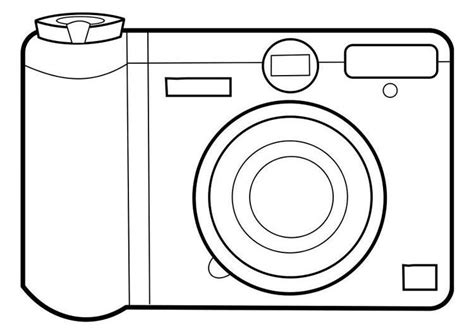 Simple camera coloring page | Kids Coloring Page | Coloring pages, Coloring pages for kids ...