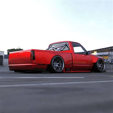 Chevy OBS Truck Shows Badass Widebody Conversion in Clean Rendering - autoevolution