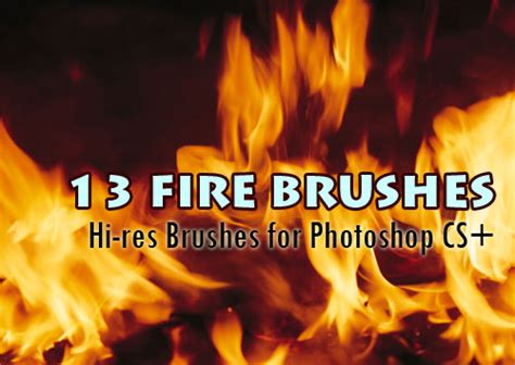 13 Hi-Res Fire Photoshop Brushes | PHOTOSHOP FREE BRUSHES