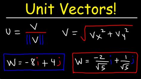 How To Find The Unit Vector - cloudshareinfo