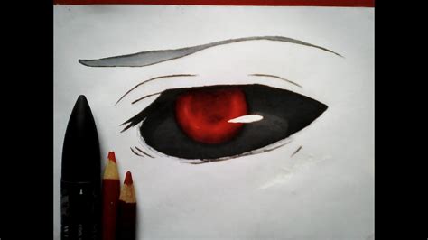 How to draw a ghoul eye in Tokyo Ghoul - Comment dessiner l'oeil d'une ...