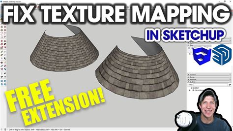 Fix Texture Mapping with this FREE TOOL in SketchUp - YouTube