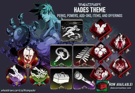 WHEATDRAWS — HADES THEMED DEAD BY DAYLIGHT ICON PACK Replaces...