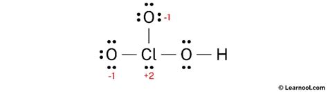 HClO3 Lewis structure - Learnool