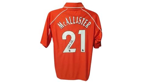 Gary McAllister's Liverpool 2001 Signed Shirt - CharityStars