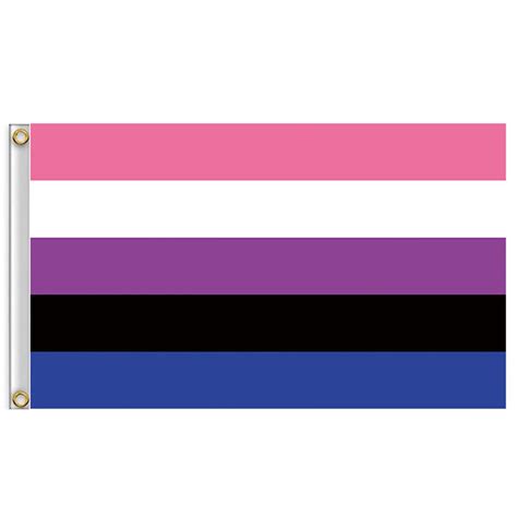 Gender Fluid Flag 3x5 ft Printed Polyester Large Gay Pride LGBT Flag-in Flags, Banners ...