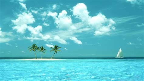 Tropical Island Paradise Wallpaper - WallpaperSafari