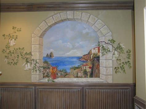 63 best images about Italian Murals on Pinterest | Tuscan art, Tuscan ...