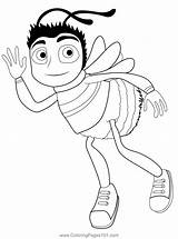 The Barry B Benson Bee Coloring Page For Kids  Free Movie sketch template