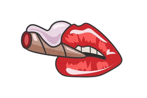 Labios de hierba fumando / Svg / PNG / JPEG - Etsy España