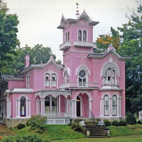 Leann's Interests. | Pink houses, Victorian homes, Pink victorian