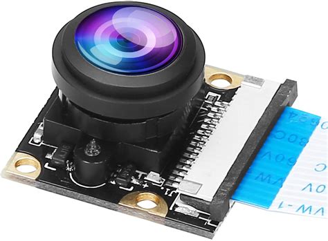 Raspberry Pi 4 3 B + Camera Module with 222 Fov Fisheyes Wide Angle 5MP Webcam 1080p Sensor ...