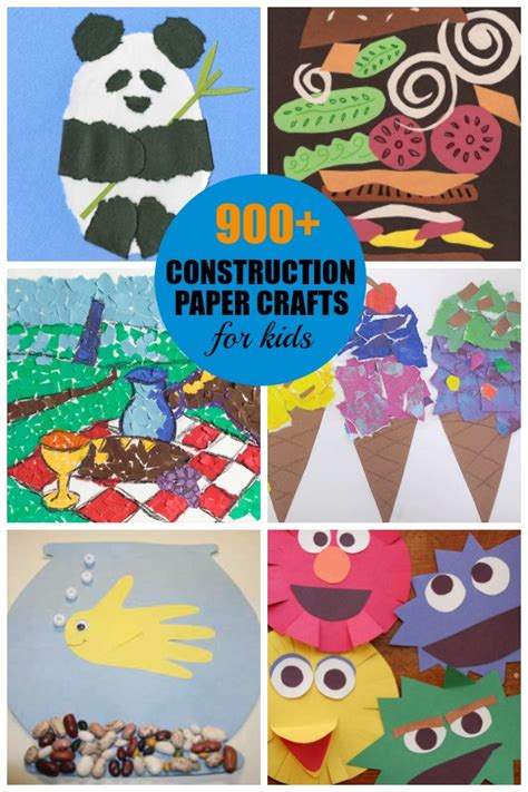 Construction Paper Crafts For Kids Yourself Craftrating - Universal ...