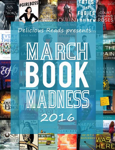 Delicious Reads: MARCH BOOK MADNESS 2016