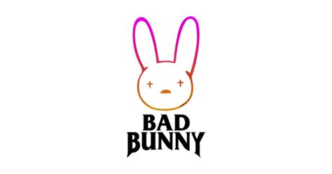 Bad Bunny Logo Tee - Bad Bunny Rabbit Logo - Sticker | TeePublic