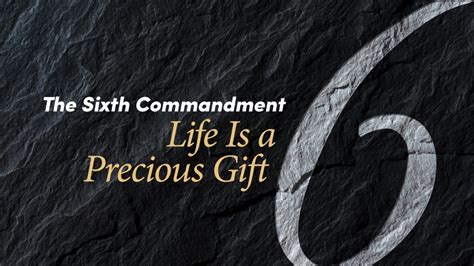 The Sixth Commandment: Life Is a Precious Gift | United Church of God