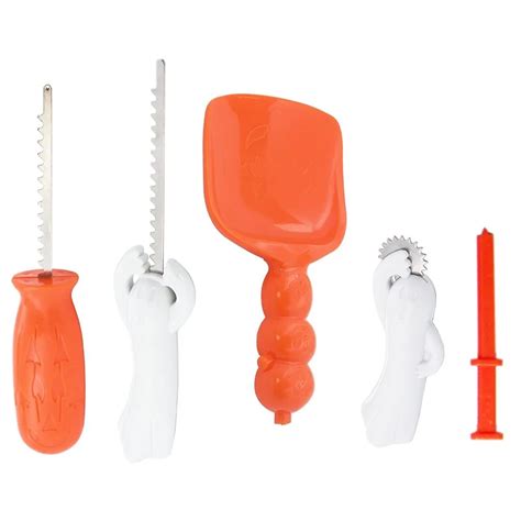 5 Piece Halloween Pumpkin Carving Tools Set Pumpkin Carving Kit Children pumpkin carving knife ...