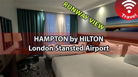 Hampton by Hilton, London Stansted Airport. Runway view - YouTube