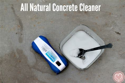 All Natural Concrete Cleaner To Remove Patio Stains