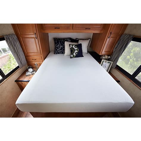 Zinus Ultima Comfort 8 in. Short Queen Memory Foam RV Mattress HD-BTCM ...