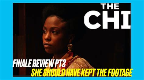 The Chi Season 4 Episode 10 | Finale Review PT 2 - Jemma Should have Kept The Evidence. - YouTube