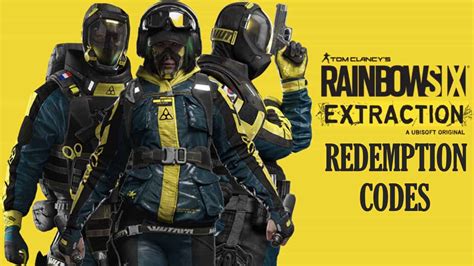 Rainbow six Extraction codes