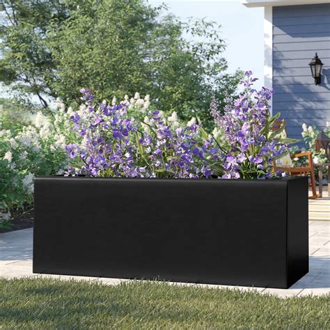 Sol 72 Outdoor Barclay Rectangle Fiberglass Planter Box & Reviews | Wayfair