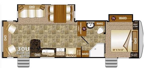 2019 Arctic Fox Travel Trailer Floor Plans - floorplans.click