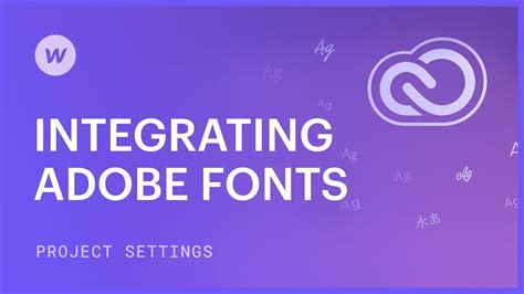 Integrate Adobe fonts into your account | Webflow University