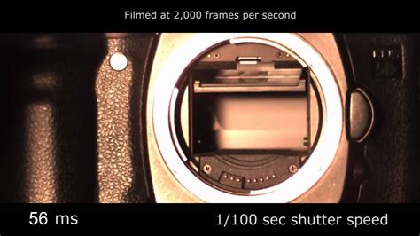 Slow motion camera shutter - Canon 5D 2,000 fps - YouTube