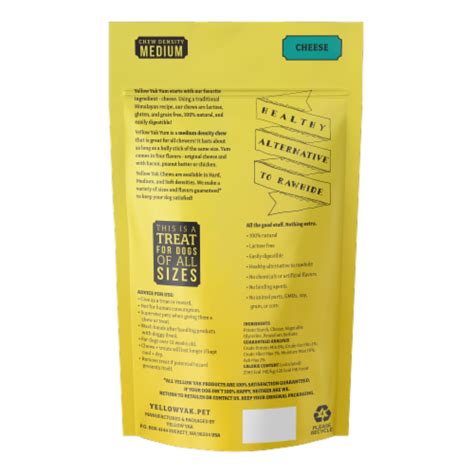 Yellow Yak® Cheese Dog Treats, 4.5 oz - Kroger