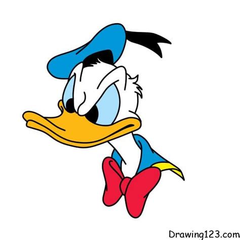 Donald Duck Çizimi Eğitimleri - Adım adım Donald Duck nasıl çizilir