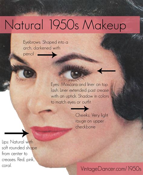 Authentic Natural 1950s Makeup History and Tutorial