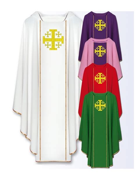 Chasuble embroidered on front - Sewofworld poland