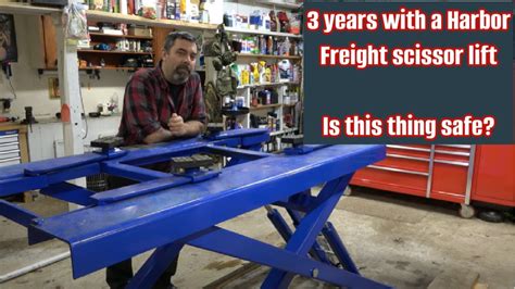 Harbor Freight 6000 Lb Scissor Lift. 3 Years Later, Was It Worth It? An In Depth Review. - YouTube