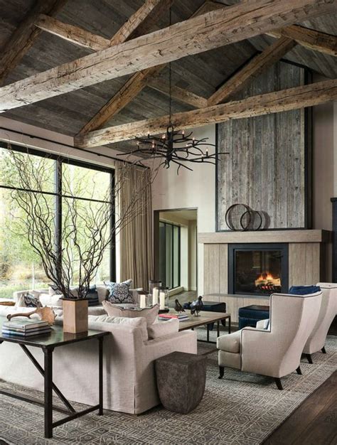 30 Cozy Modern Country Living Room Decor Ideas - DigsDigs