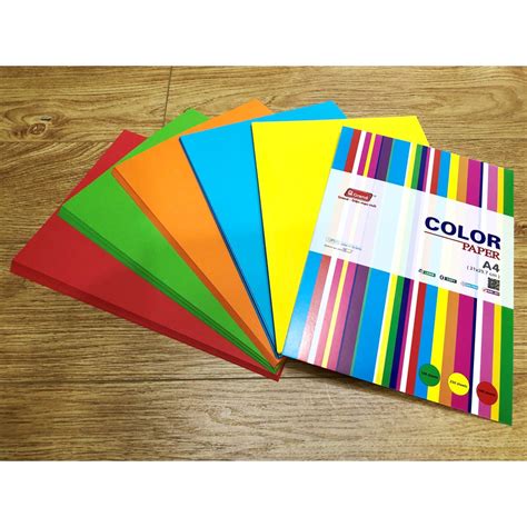 Giấy bìa màu A4 180gsm - Xấp 10 tờ (1 màu) - EO Việt Nam - Chuyên văn ...