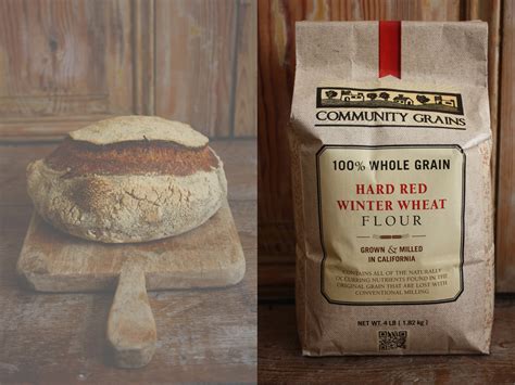 Tartine Bread Experiment: community grains hard red winter wheat boule