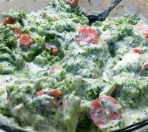 Creamy Broccoli - Bacon Casserole Recipe - The Homespun Chics