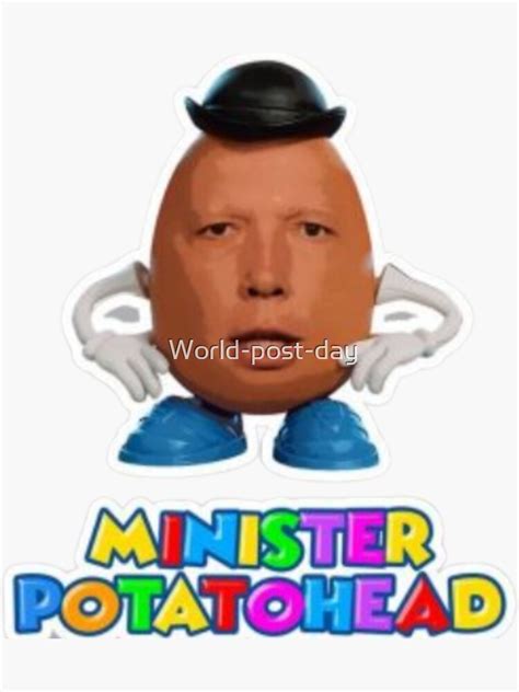 "Potato peter dutton- funny peter dutton meme potatohead" Sticker for ...